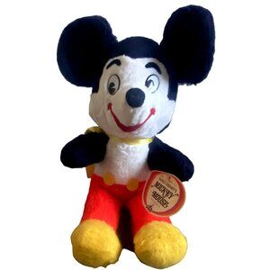Vintage Walt Disney Mickey Mouse 17" Stuffed Character-NWT